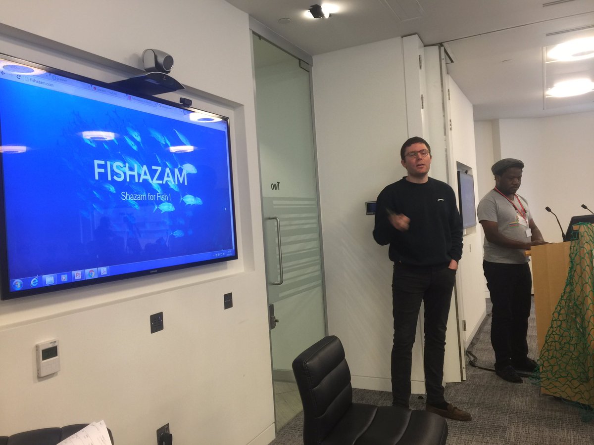 coderinheels's tweet image. London #Fishackathon #codeforfish Team @FiShazamApp - Using Infrared Spectroscopy to correctly label seafood
