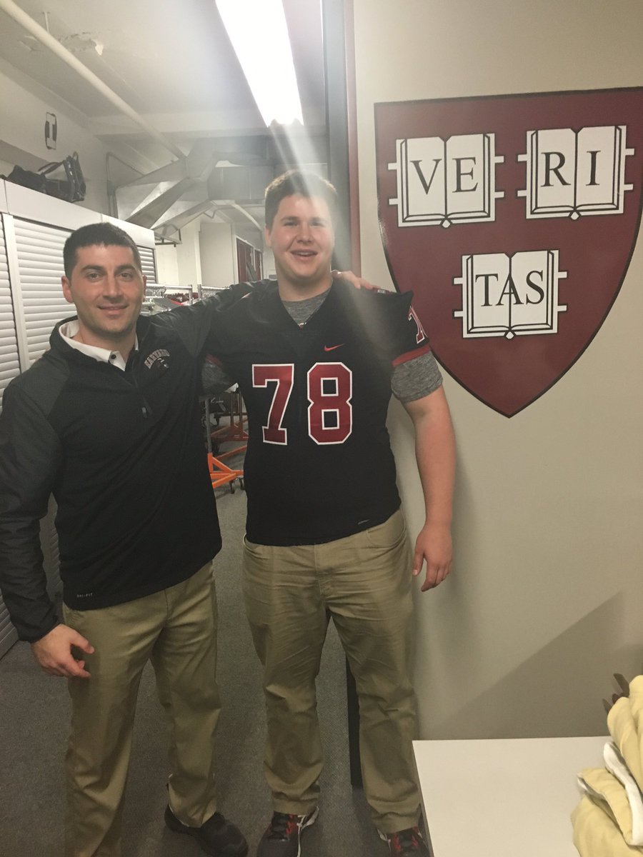 ejwilson38's tweet photo. Excited to announce my commitment to further my academic and football careers at Harvard University! #GoCrimson https://t.co/txS0CqP1ms