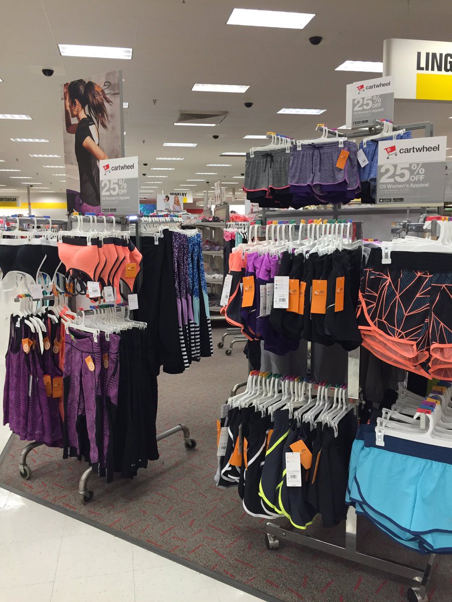 jaclynturner09's tweet photo. Shop your Fergus Falls Target to get 25% off with cartwheel on C9 fitness! #springintoaction @FergusChamber https://t.co/UJbfELPevd