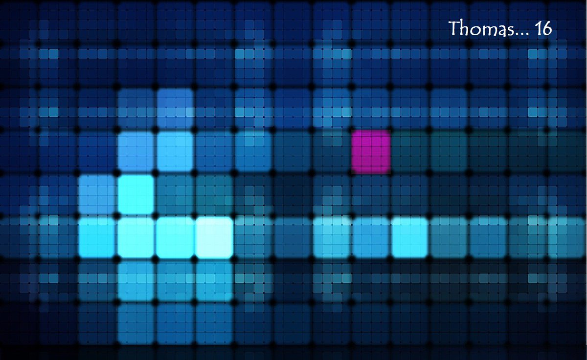 Thomas__Art's tweet photo. Made this in 2007. New changes this year 2 it. Plastic poster board soon. #digitalart #BlueSquares #ArtLovers #art https://t.co/20AbyUoYgX