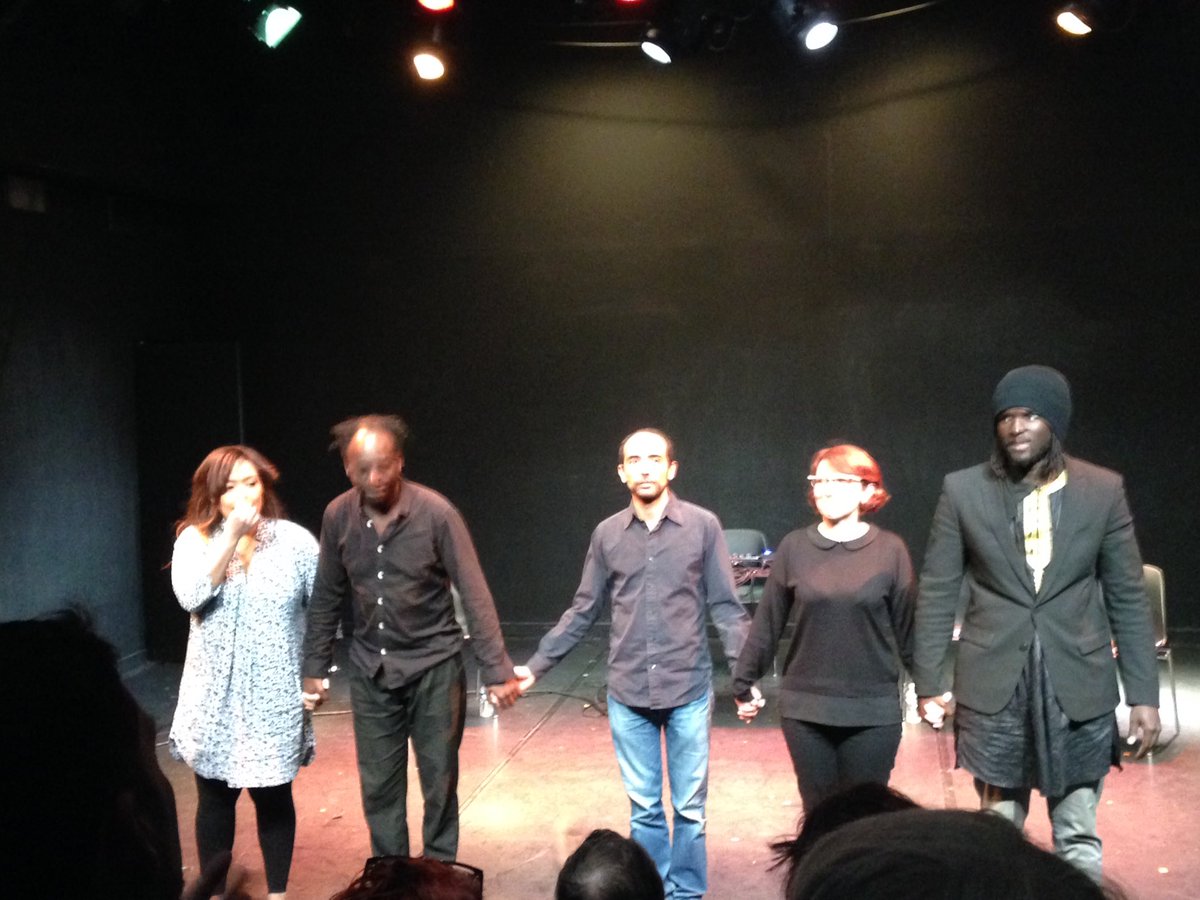 TheaToile's tweet image. Superbe découverte du texte Tabaski de Marie Bachelot Nguyen mis en espace par Laetitia Guedon au @Belleville_TDB !