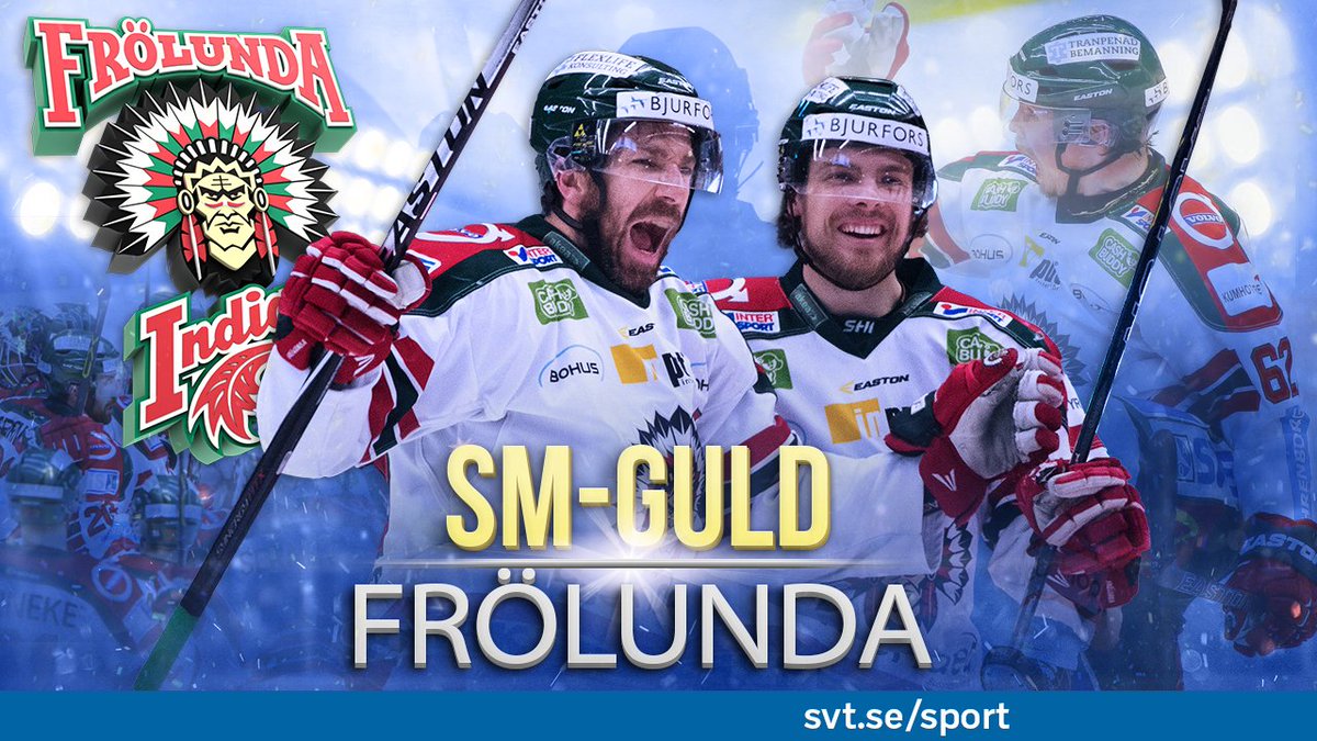 SVENSKA MÄSTARE! 
#twittpuck #shl  svt.se/sport/ishockey…