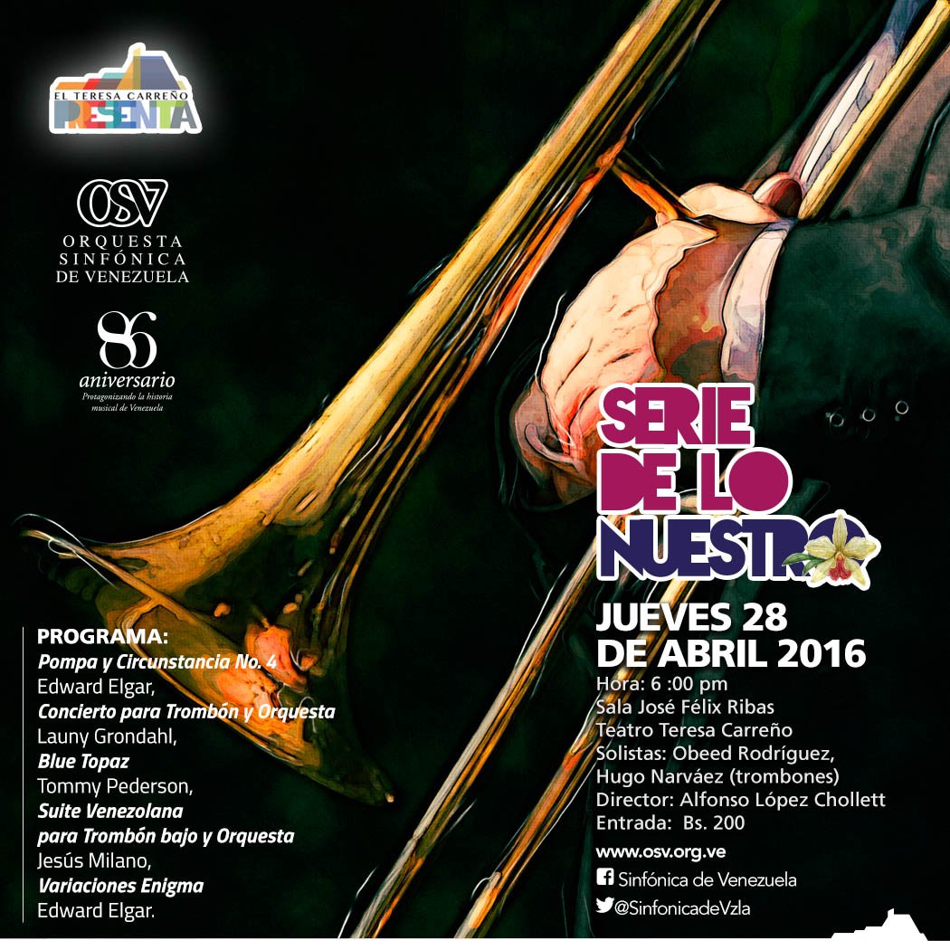 #FelizLunes Disfruta de un repertorio extraordinario con la "Serie de lo Nuestro" La cita es el 28 de #abril