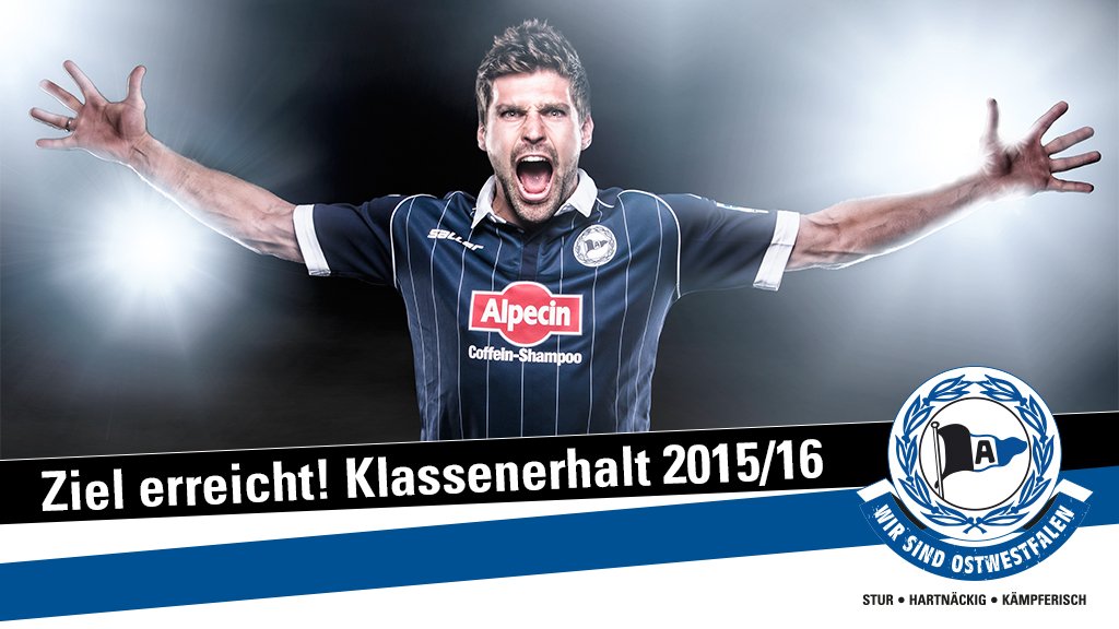 arminia's tweet photo. Mission completed! #immerdabei https://t.co/2AKAJcQigo