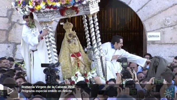 canalsur's tweet photo. #VCabezaCSur Aquí tienes la retransmisión de la Romería de la Virgen de la Cabeza 📺 https://t.co/40meW5AzKv https://t.co/u01bzoMDux