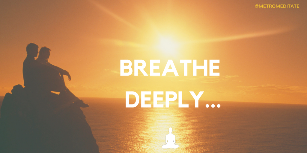 "Meditation &amp; concentration are the way to a life of serenity." -Baba Ram Dass #meditate #pranayama #metromeditate