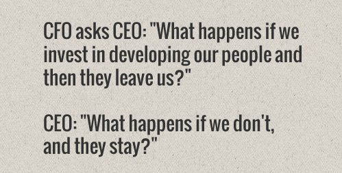 CEO's have a story in the minds of employees. It's hard to memorize objectives; but it's easy to remember a story.