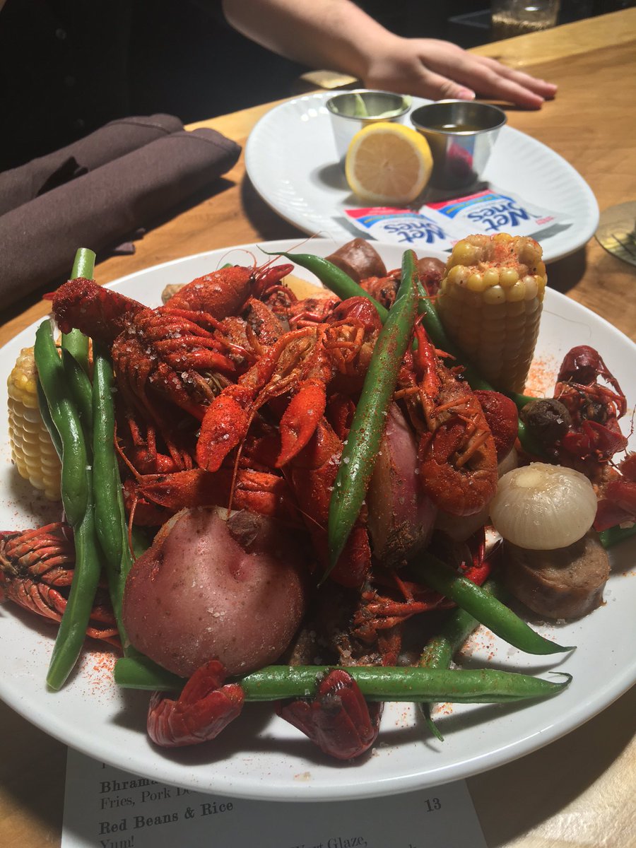 Awesome crawfish boil <a href="/BhramariBrew/">Bhramari Brewing Co.</a> #AVLeats Come get some!!