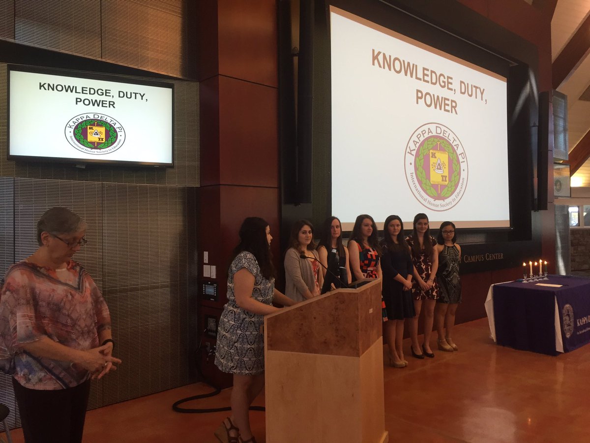 EDU_SJU's tweet photo. Installation of new officers for @saintjosephs chapter of @kappadeltapi https://t.co/hBszQmfATc