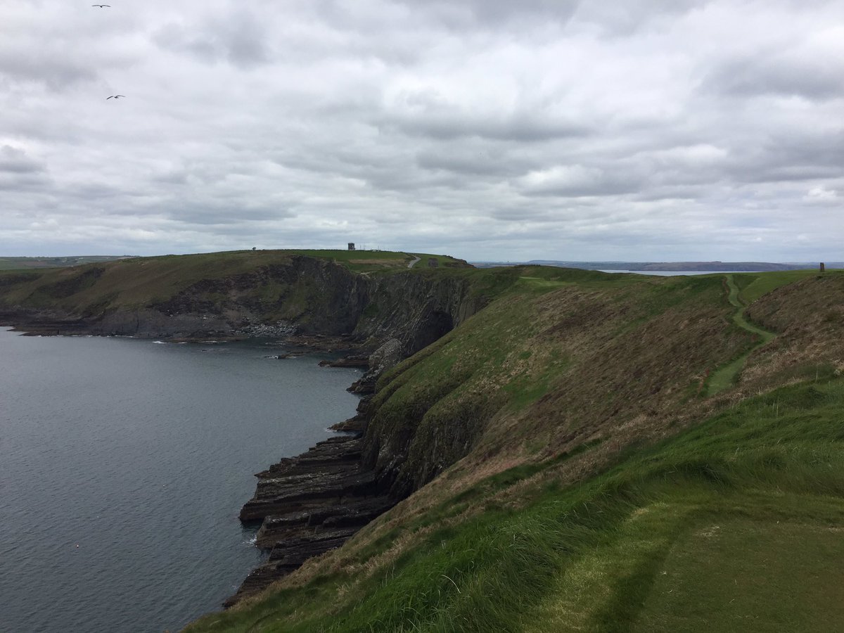 ColeDanny's tweet image. A great days Golf at the Old Head.