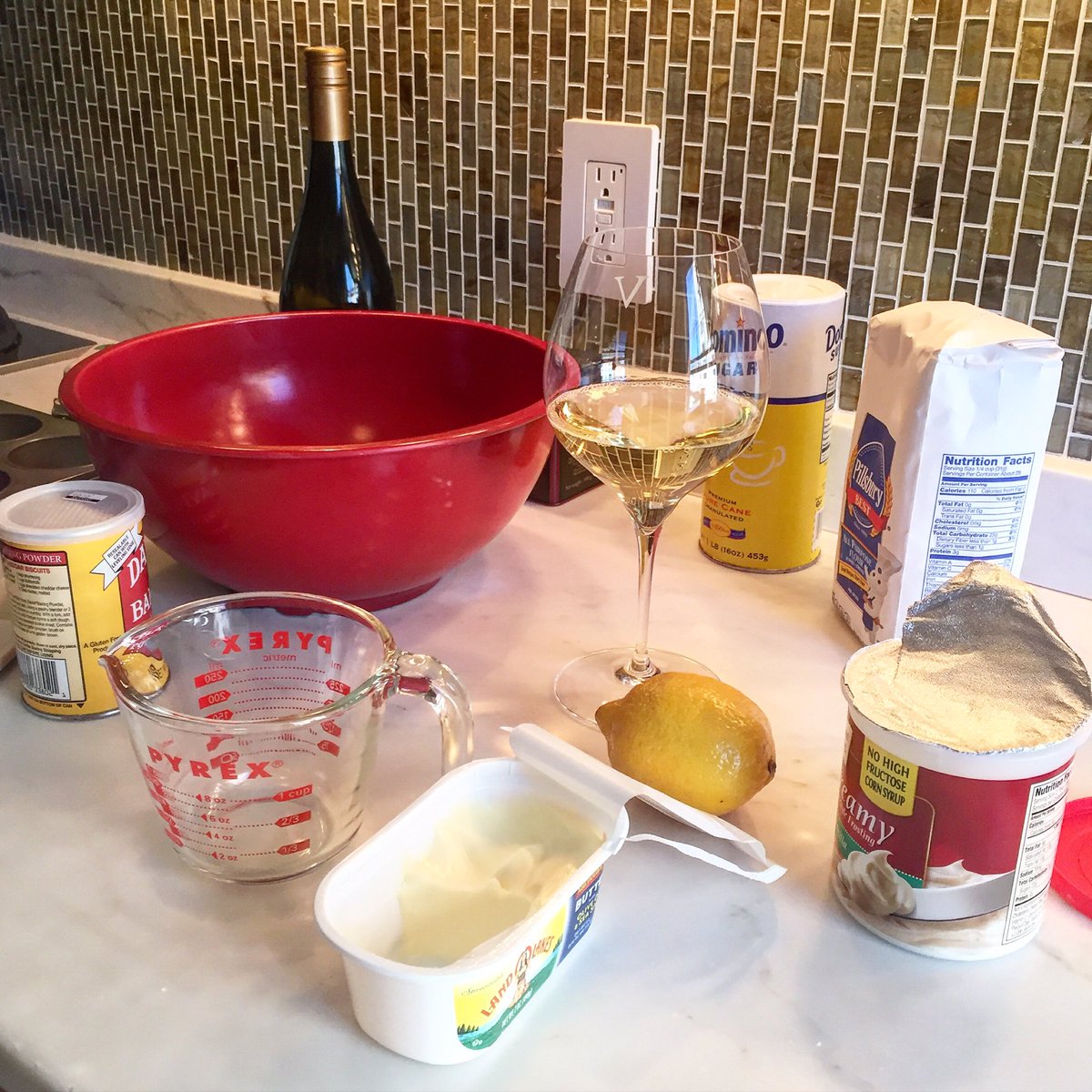 First direction of any recipe: pour a glass of wine. Making something #GameofThrones related, can you guess?