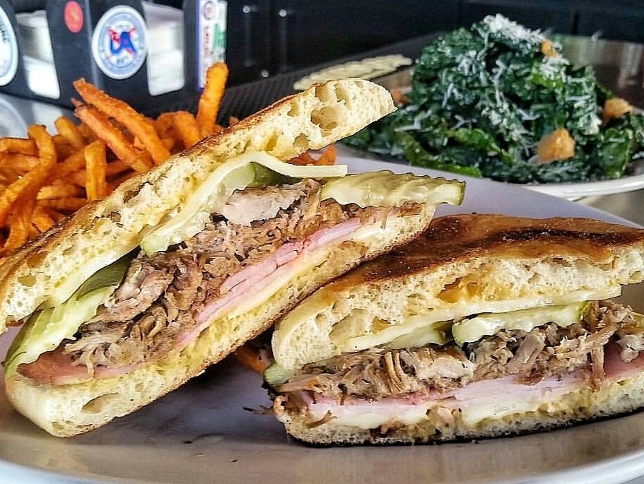 Our mouthwatering Cubano is delicious on its own &amp; even better w/ an ice cold beer! #monkeybar #sacramento #scoutsac