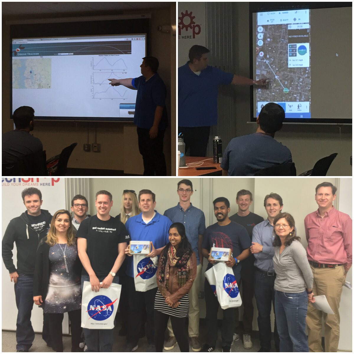 SpaceAppsDMV's tweet image. congratulations 1st place team #dronetracker ! @spaceapps #spaceappsdmv @TechnicallyDC