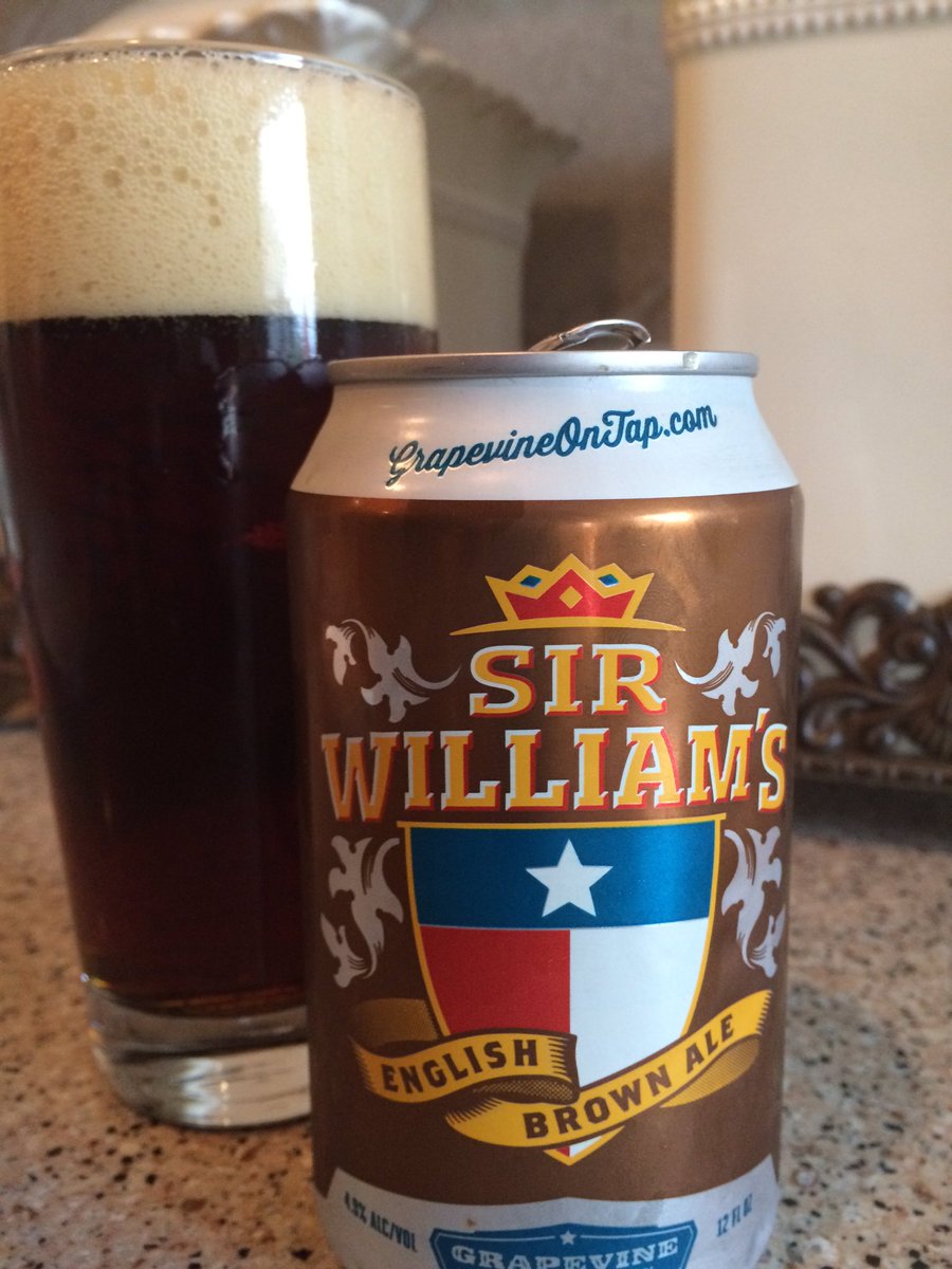 #GrapevineBrewing #SirWilliams #EnglishBrownAle #TexasBeer #Grapevine #beer #beers #moreBeer #cats 🍻🍻