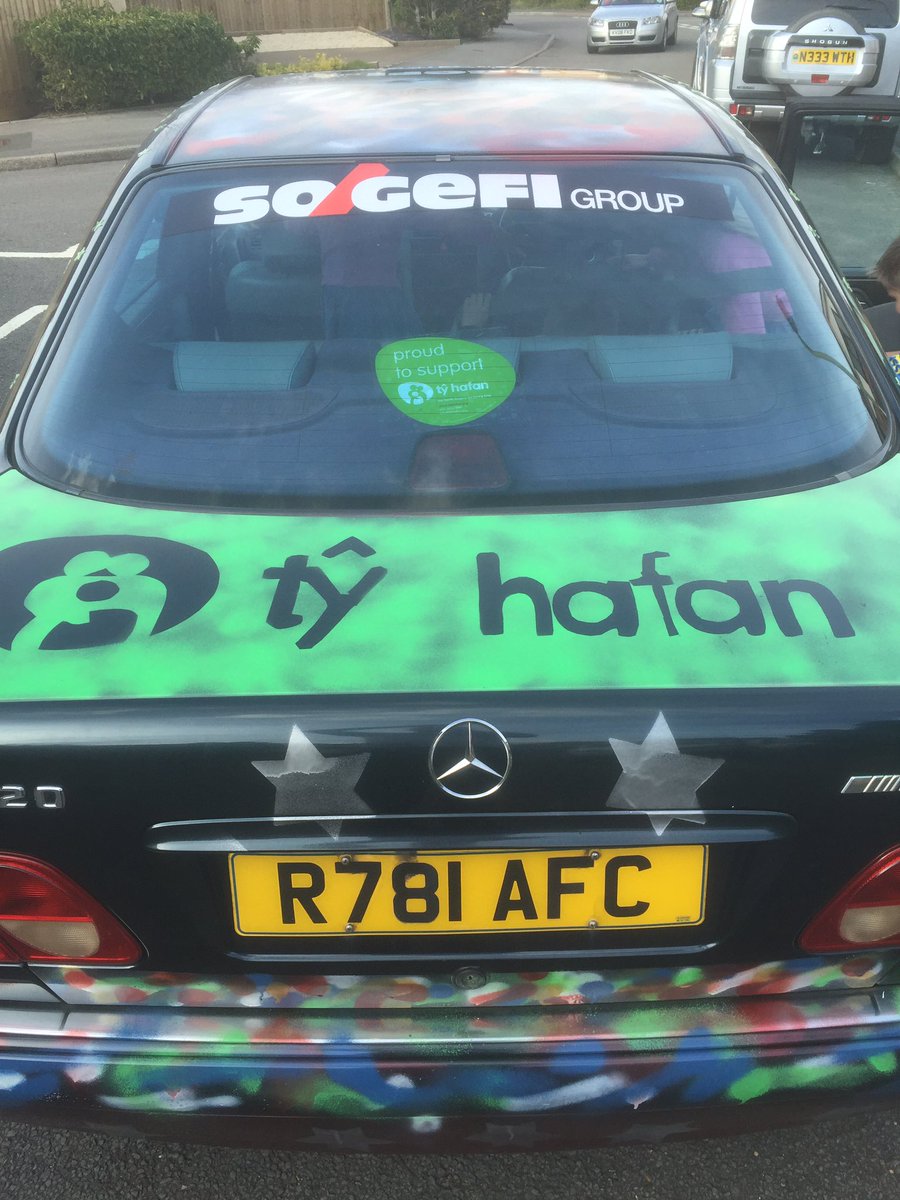 @tyhafan @FastPartsWales Sogefi car painted by @Jamie13Robinson for The Rainbow Rally next weekend!  #rainbowrally