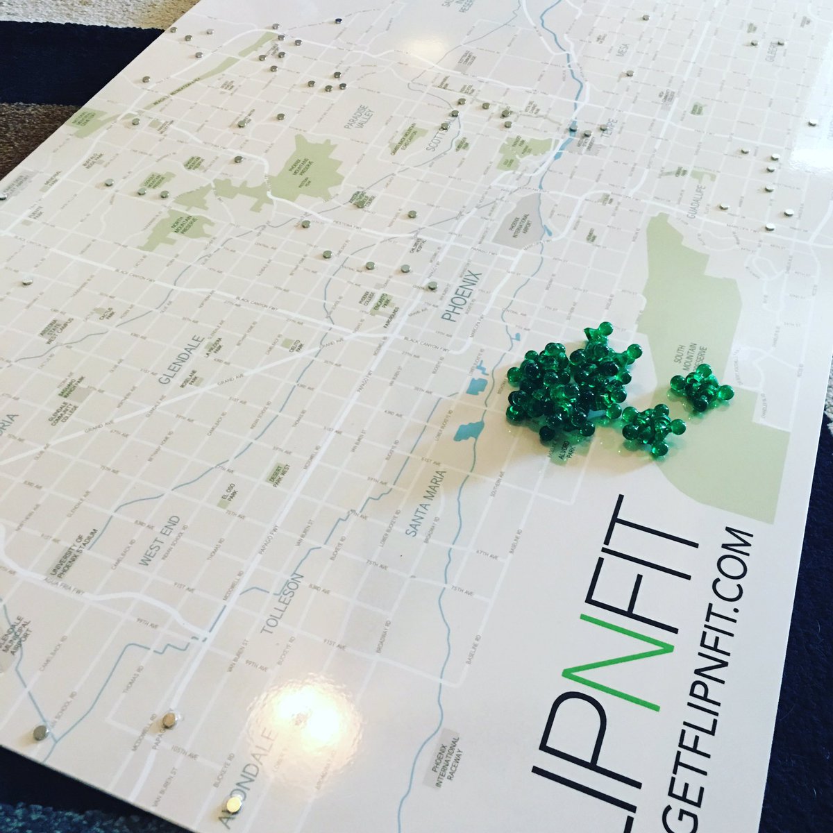 getFLIPNFIT's tweet image. It's a lot of work putting together a map of 62 locations! #getflipnfit #fitness #arizona #workout #fitness #sweat