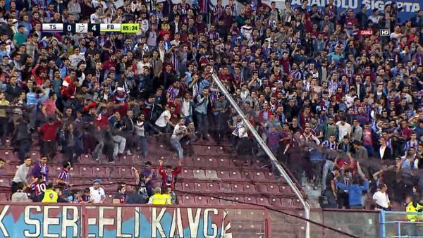 Dalgaların vurmasıyla sersemleşen trabzonspor hamsileri ağı yırtıp karaya vurdu!