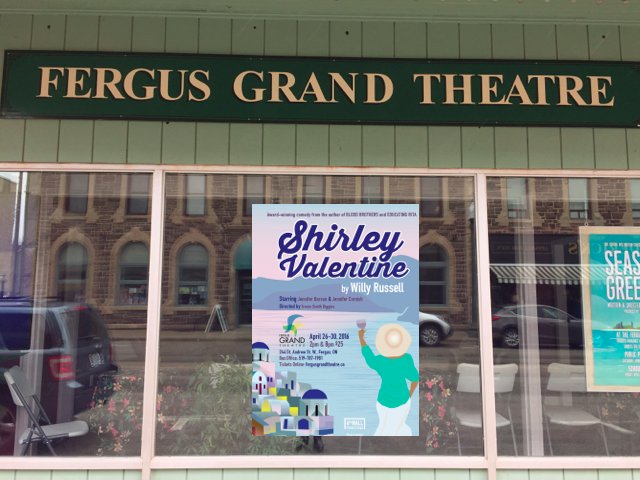4thwallP's tweet photo. On the street - #ShirleyValentine THIS WEEK ONLY - Tickets: https://t.co/DtTfbwZXXg #comedy #theatre @4thwallP https://t.co/DM0vrPjP77