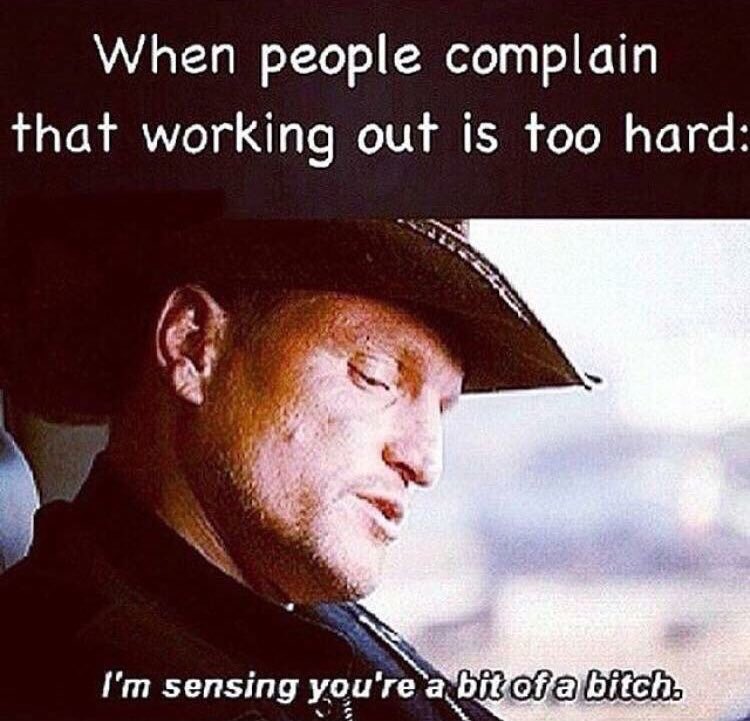 WElGHTROOM's tweet image. Harden Up.