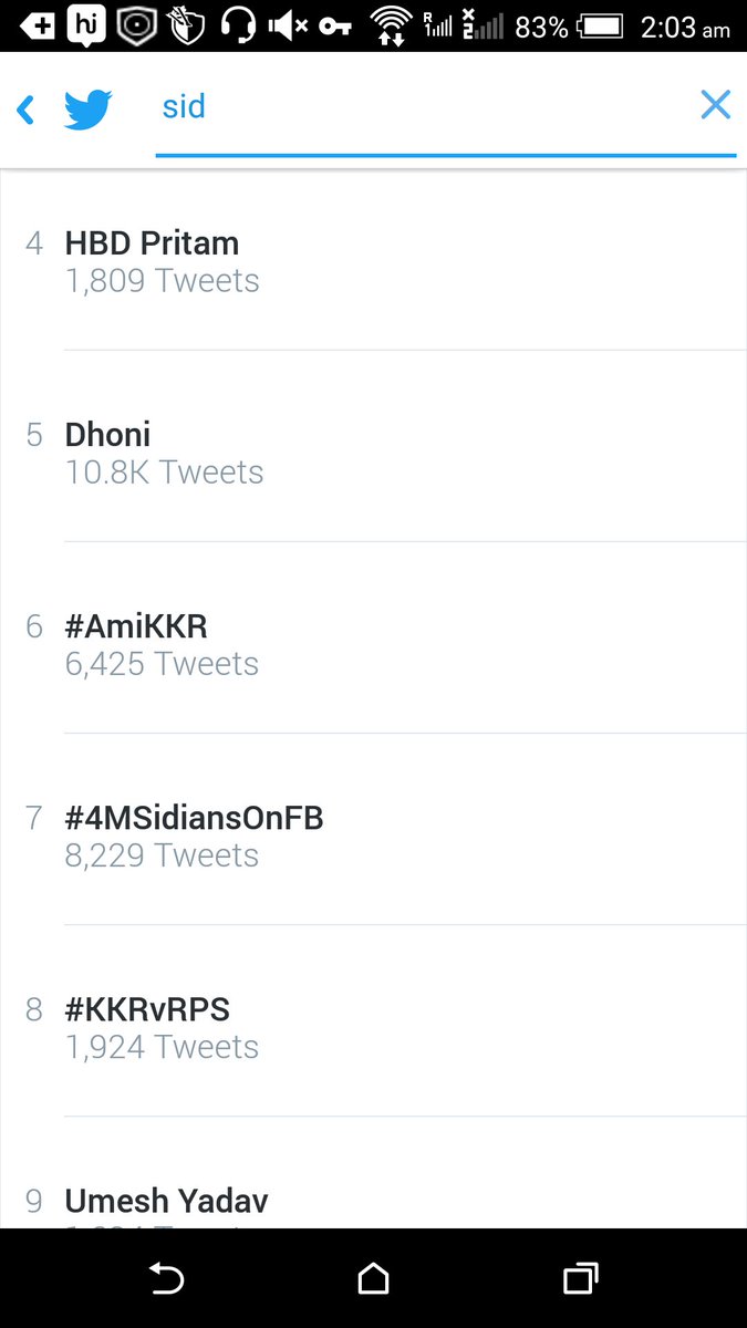 shivampriya1's tweet photo. @S1dharthM Its trending &amp; we are working for all the million love increase in #DilliDaMunda 1&amp;only bro @S1dharthM 😎 https://t.co/2IsCsIXQj0