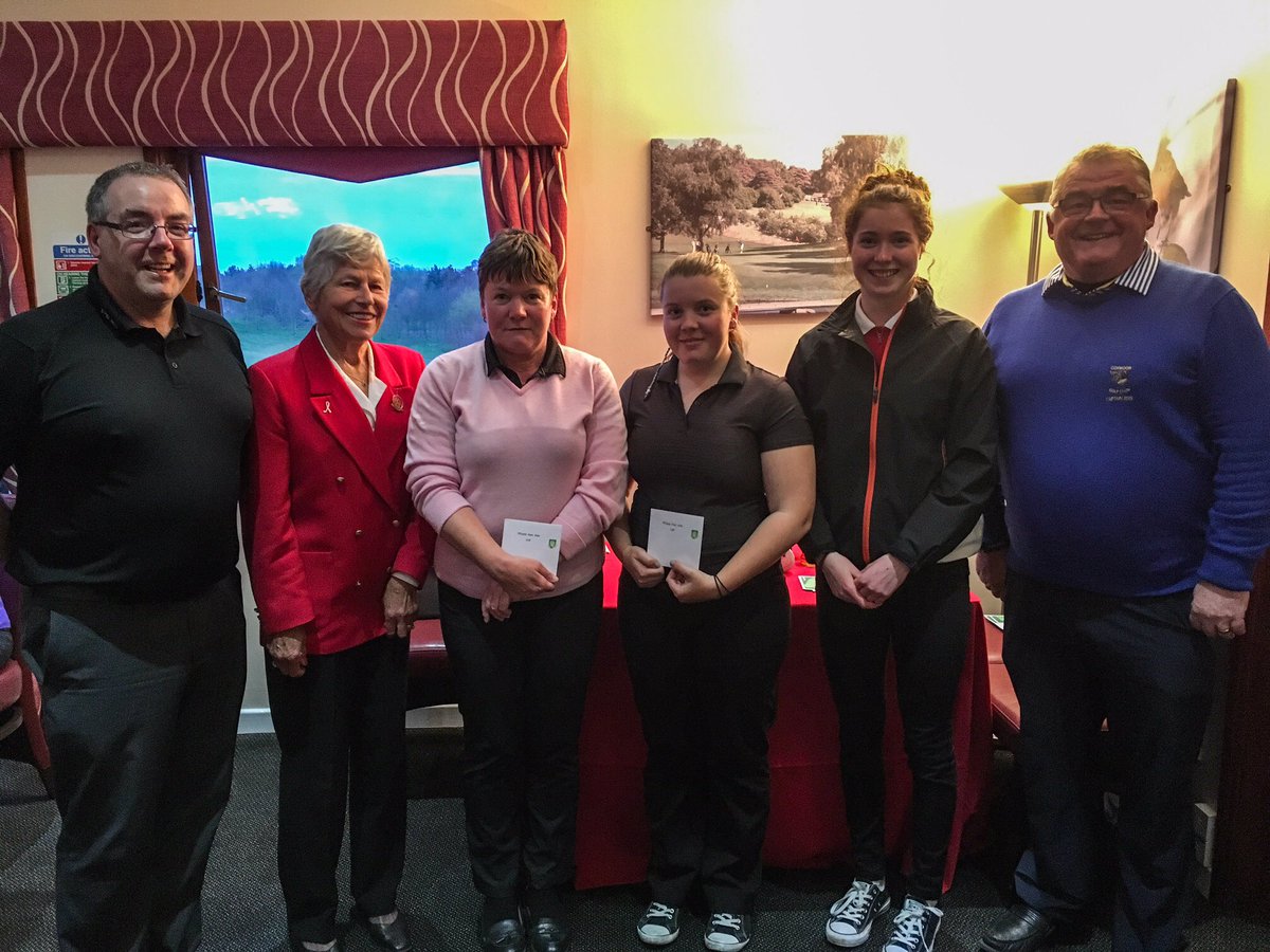 Congratulations to the winners of the County Girls Fundraising Mixed Am-Am #NCLGA #Golf