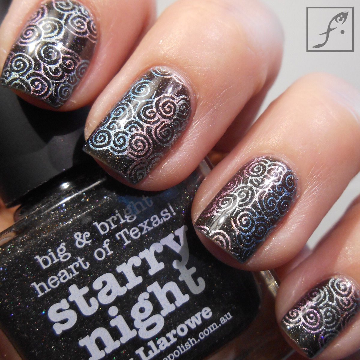 storm_fabi's tweet photo. #notd #nailart #stamping https://t.co/TwwHfrm7bw
