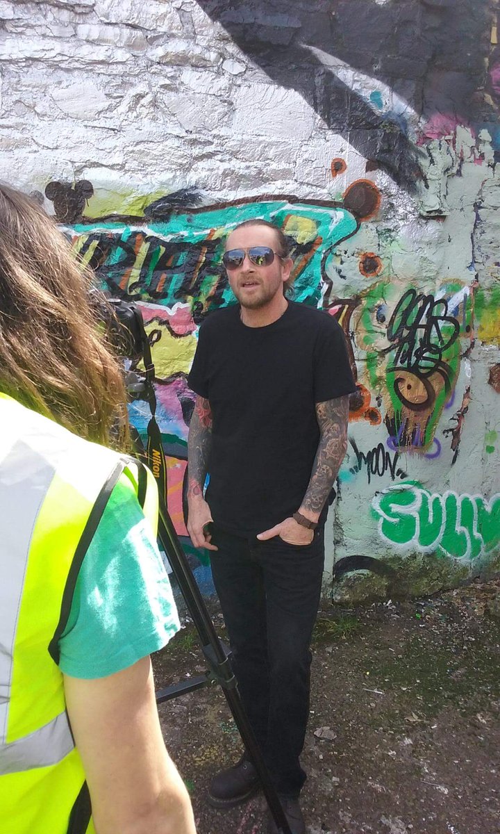 patrickkahern's tweet image. Recording video for Fade Away