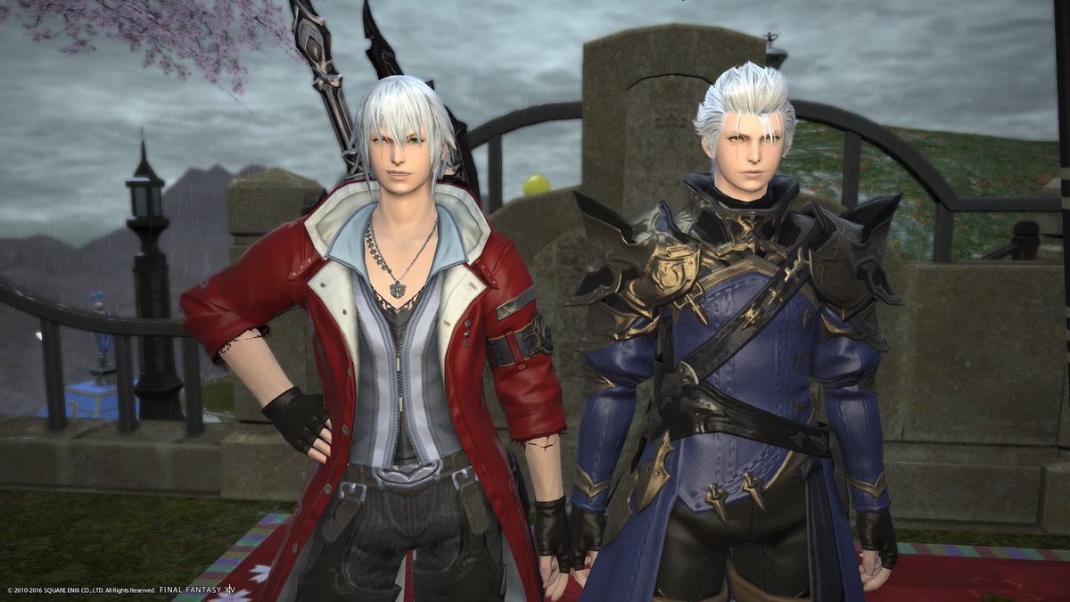 The Adhd Aeon On Twitter The Dante One Is The Bohemian Coat From The Ffxiii Event And The Vergil One Is The Adamantite Chest Of Fending Can Also Get A Samurai Version