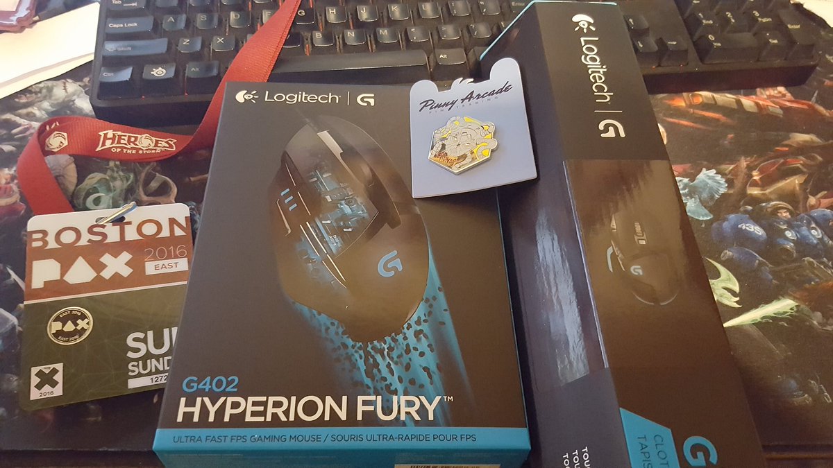 Thank you #LawBreakers for the amazing game at PAX and #Logitech gear! #PAXEast2016