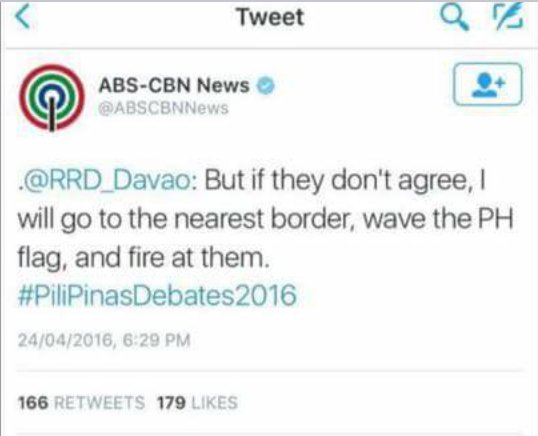 AndreighG's tweet photo. Now that wasn't just a  typographical error...
Real-time lie that's beyond compare.

#ABSCBNSENSELESSNEWS https://t.co/XW5aWWoCBn