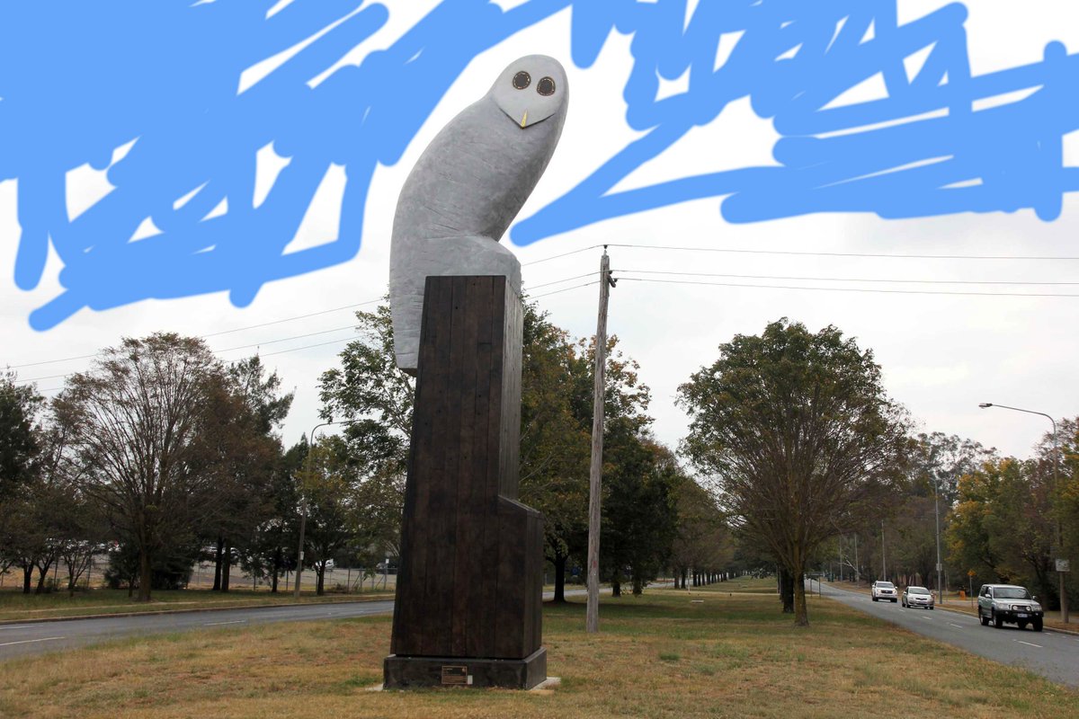 elisepianegonda's tweet photo. My photoshop skills. Need a bluer sky? I got this. #work #penisowl https://t.co/6xOC6fkzRP