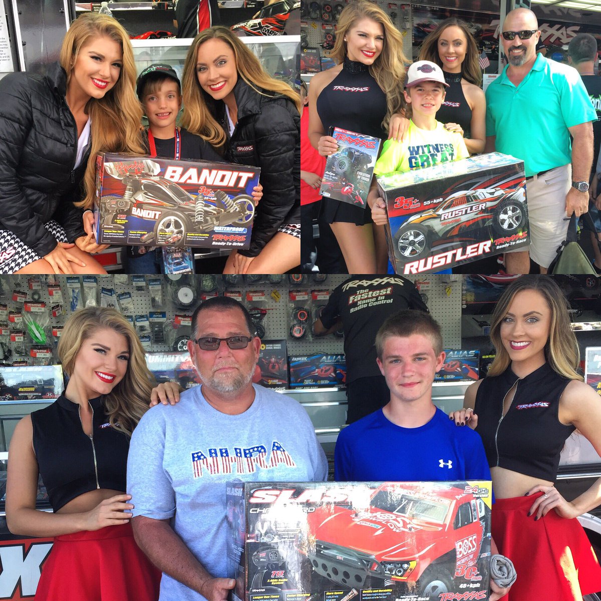 TraxxasRacing's tweet photo. Congrats to our giveaway winners at #NHRA #4WideNats! #TraxxasGirls #MyFirstTraxxas #Traxxas #NHRAonFox https://t.co/eZK7MGgDRJ