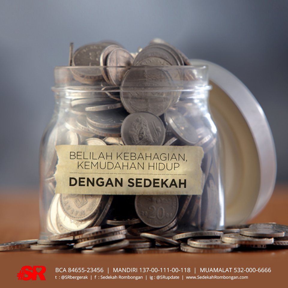 Selamat pagi..
jemputlah kemudahan hidup dan kebahagian mu dengan bersedekah.. Insya'allah hidup akan lebih berkah