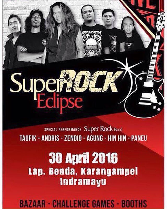 30 april ini guys!!! orang-orang ini bakal tampil bersama membawakan lagu-lagu Rock hits