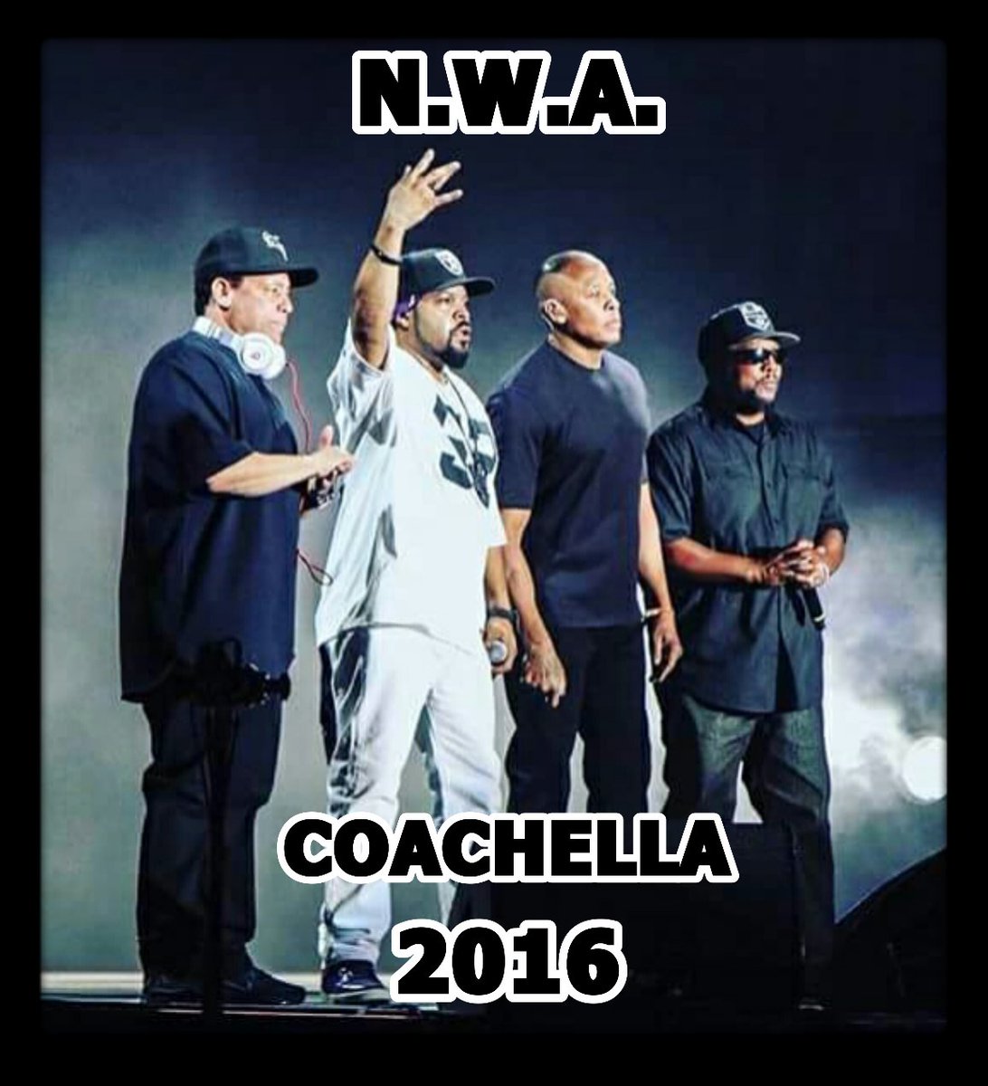 djjoerocksLA's tweet photo. N • W • A •  Reunited 
@ COACHELLA 2016
YELLA • CUBE • DRE • REN
@DJYELLAOFNWA  @icecube 
@drdre  @MCRenNWA https://t.co/sXRPVWXfG3