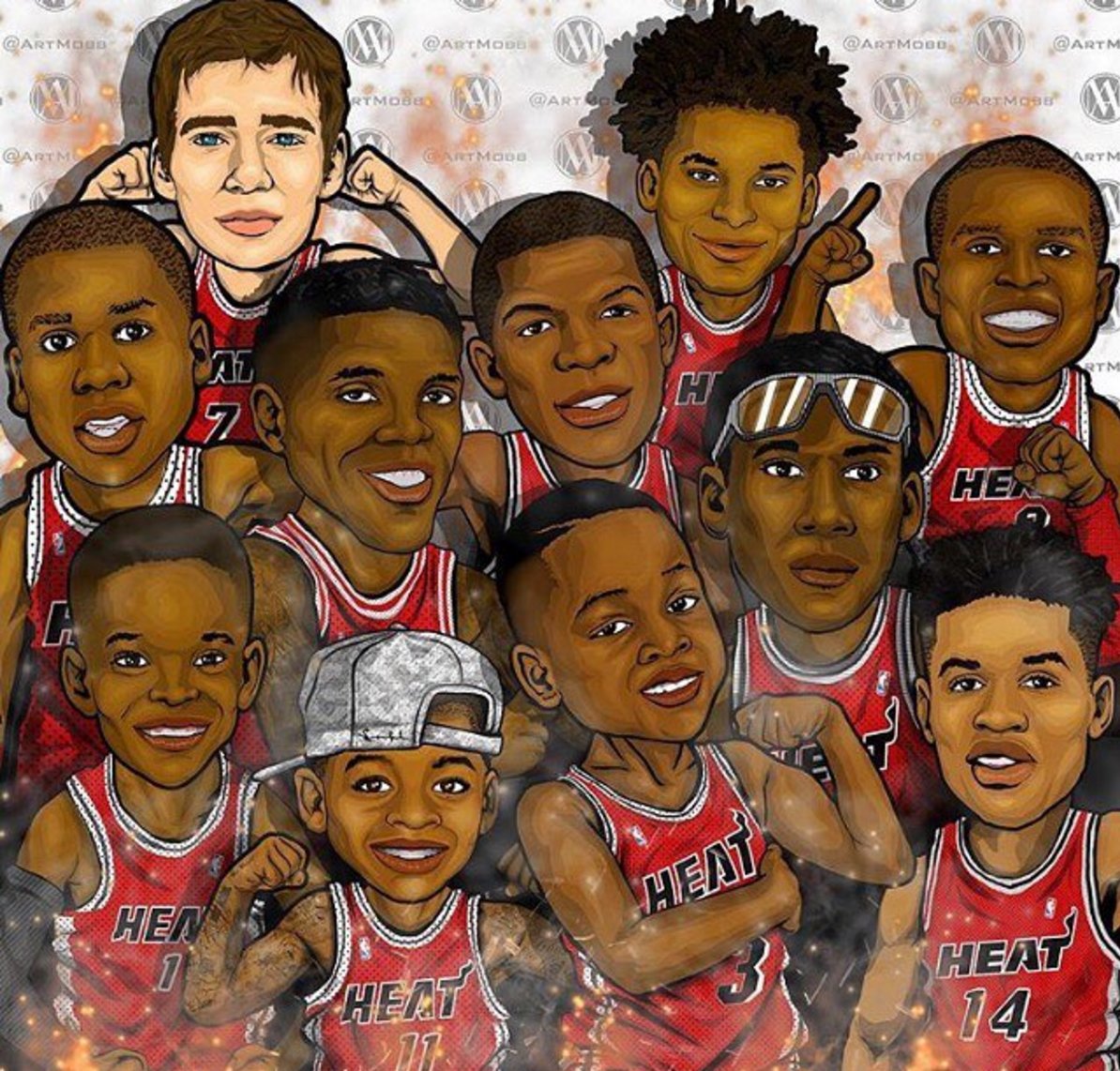 Heat Nation on Twitter: "Squad up ������.…