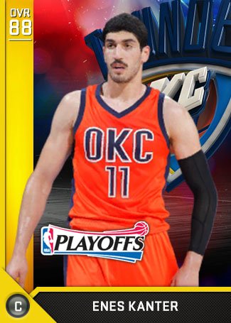 NBA2K's tweet photo. 4 NEW #Playoffs Moments cards now available in packs: Thomas, Conley, Kanter &amp; Mahimni. More as playoffs unfold! https://t.co/hii8Qj62lD