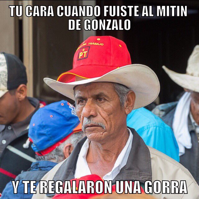 FrodoBolson11's tweet photo. @GonzaloPTDgo regala gorras en sus mitines hay que ir weeee @claudiotv12dgo @Sallvatoree @manuelherrera1 @EVillegasV https://t.co/rAKWJKujiJ