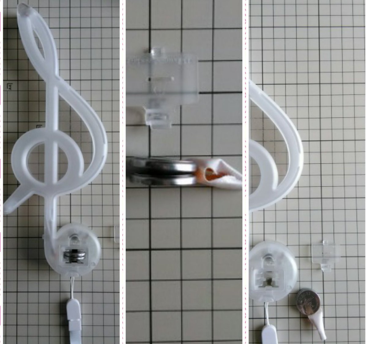 さくら News Quartetto グッズのペンライトのボタン電池は Cr32を2こ 交換のときにガムテープがあると簡単にボタン電池を取り出せます セロハンテープでは粘着力が弱くてダメでした 青春と近いかな参考になれば W