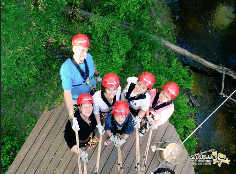_sarahen's tweet photo. Spent my day in the trees, left my head in the clouds #zipquest https://t.co/nD24bsylXT