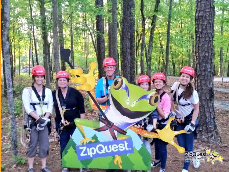 _sarahen's tweet photo. Spent my day in the trees, left my head in the clouds #zipquest https://t.co/nD24bsylXT