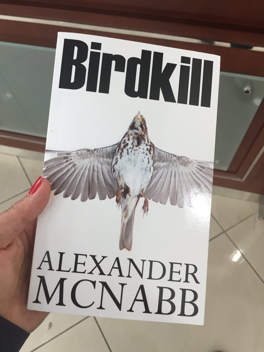 louloukhazen's tweet photo. Just received a hard copy of @AlexanderMcNabb's #birdkill :) I look forward to reading it! https://t.co/x3rVrwxjEf
