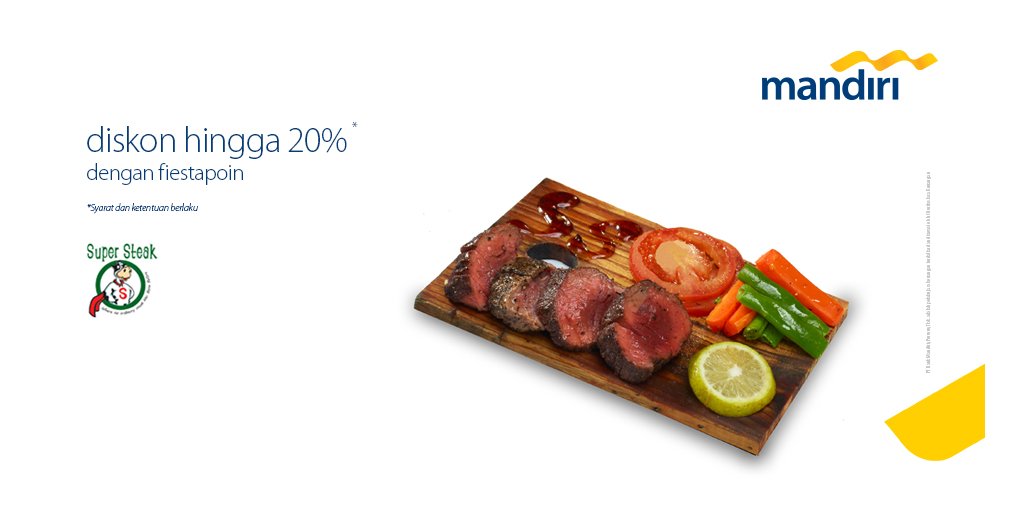 Mau cobain menu steak yang seru di <a href="/SUPER_STEAK/">Super Steak</a>? Buruan sahabat, tukar #fiestapoin kamu! bit.ly/super_steak