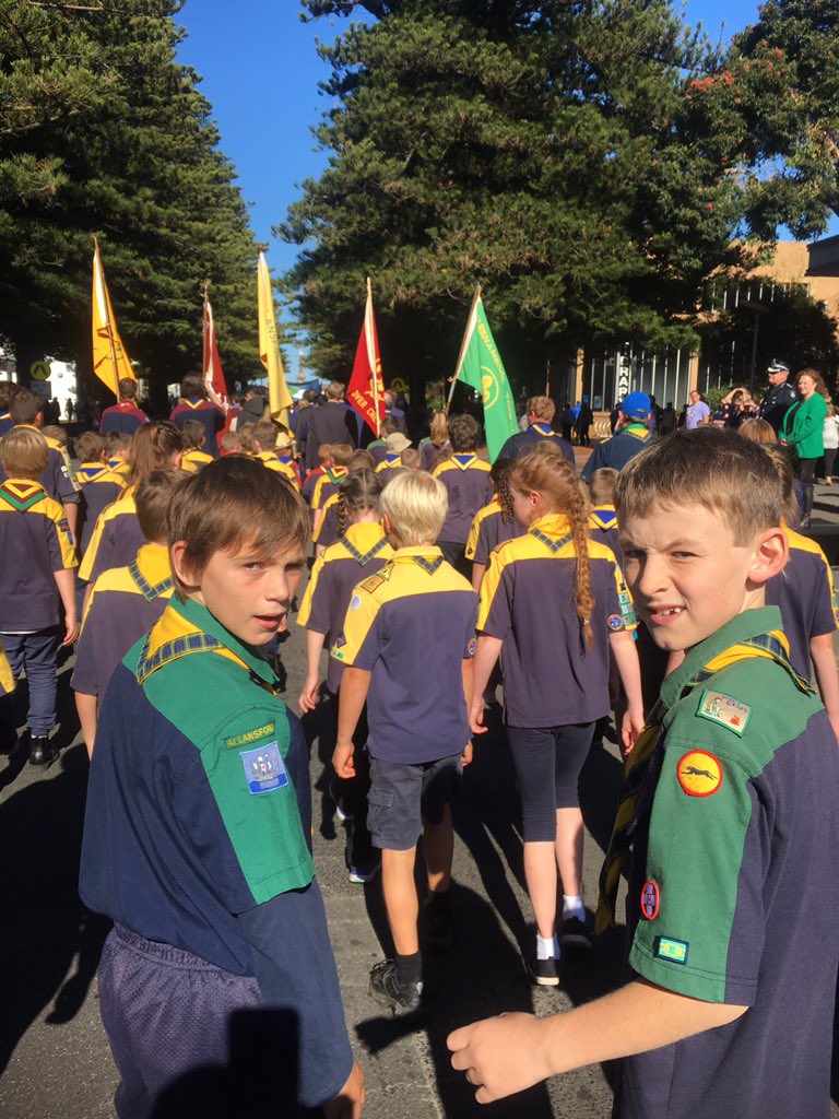 AllansfordScout's tweet photo. #LestWeForget #AllansfordScoutTroop #SouthWestDistrictScouts #Warrnambool @WboolStandard https://t.co/CwfkrLdTeL