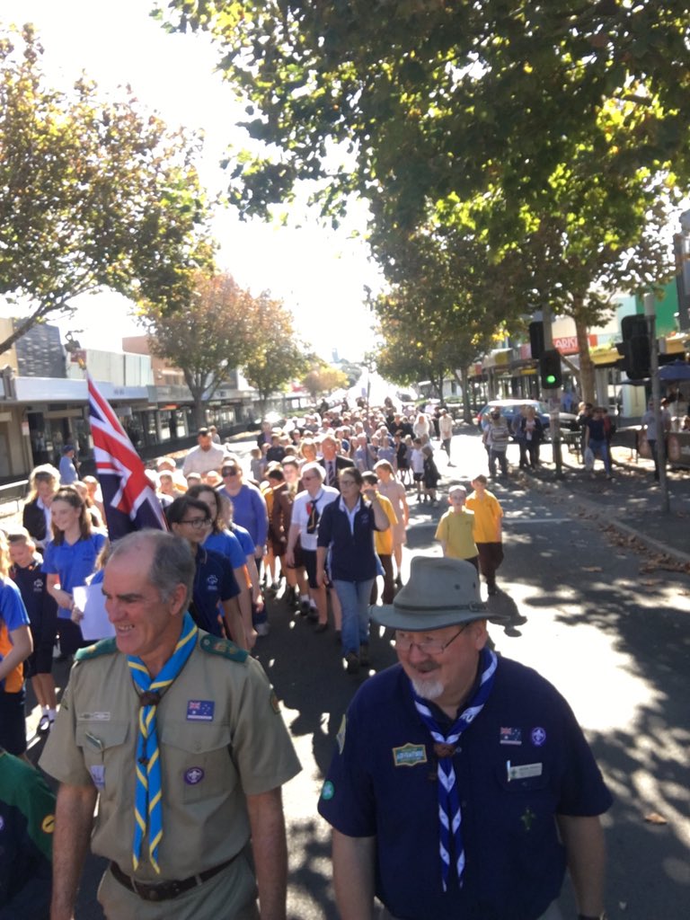 AllansfordScout's tweet photo. #LestWeForget #AllansfordScoutTroop #SouthWestDistrictScouts #Warrnambool @WboolStandard https://t.co/CwfkrLdTeL