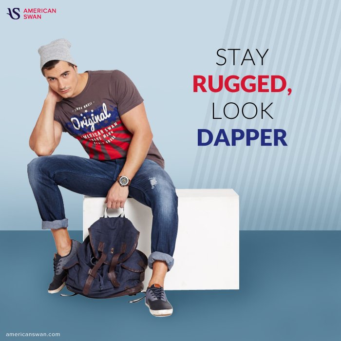 AmericanSwan's tweet photo. Give your #casual #denim days a makeover with a pair of stylish ripped #darkblue #denims.
#AmericanSwan #ASMens https://t.co/dkENFiuEPf