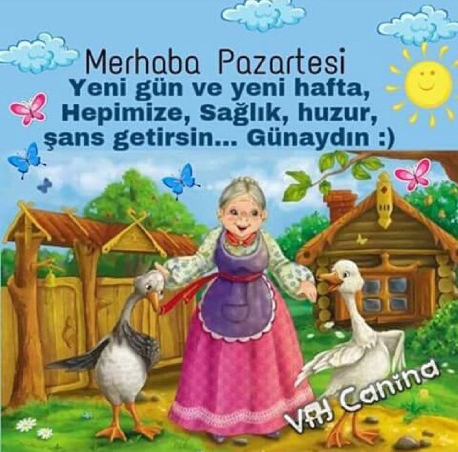 Жили у бабуси 2 веселых гуся