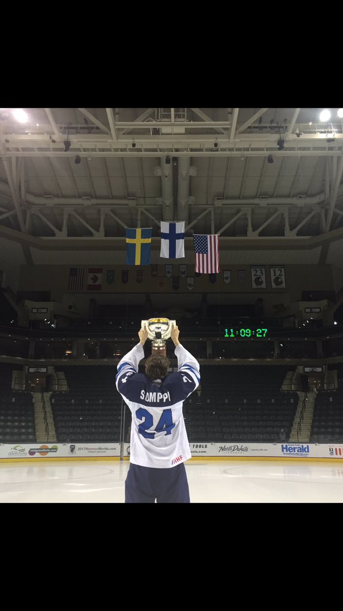 OSomppi's tweet photo. 🏆 #U18Worlds https://t.co/NE70hG5pyR
