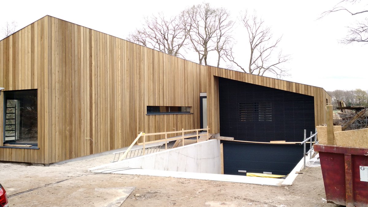 Ons volgende project uit het noorden nog in de bouw. Straks volledig uitgerust met #zwave #Fibaro #FullLED