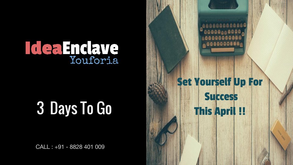 TheDentalNexus's tweet photo. #Youforia #3daysLeft #entrepreneur #ideas @ravikikan @chitguppi @IdeaEnclave https://t.co/YutBeLBEPI